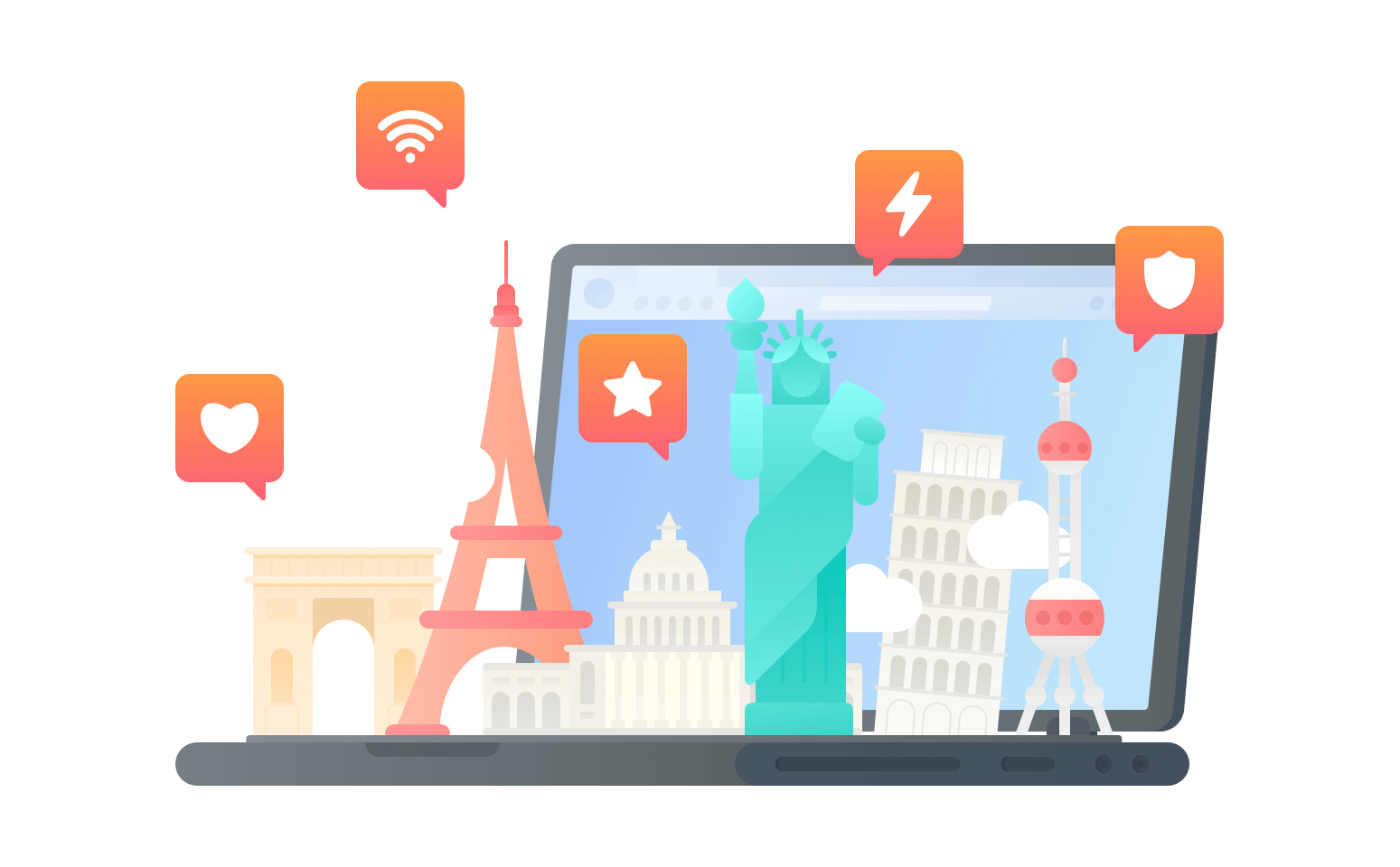在密克罗尼西尼群岛连接到中国的代理 - 翻回VPN